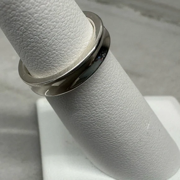 Tiffany & Co 1837 Ring in Silver with Sapphires, Narrow